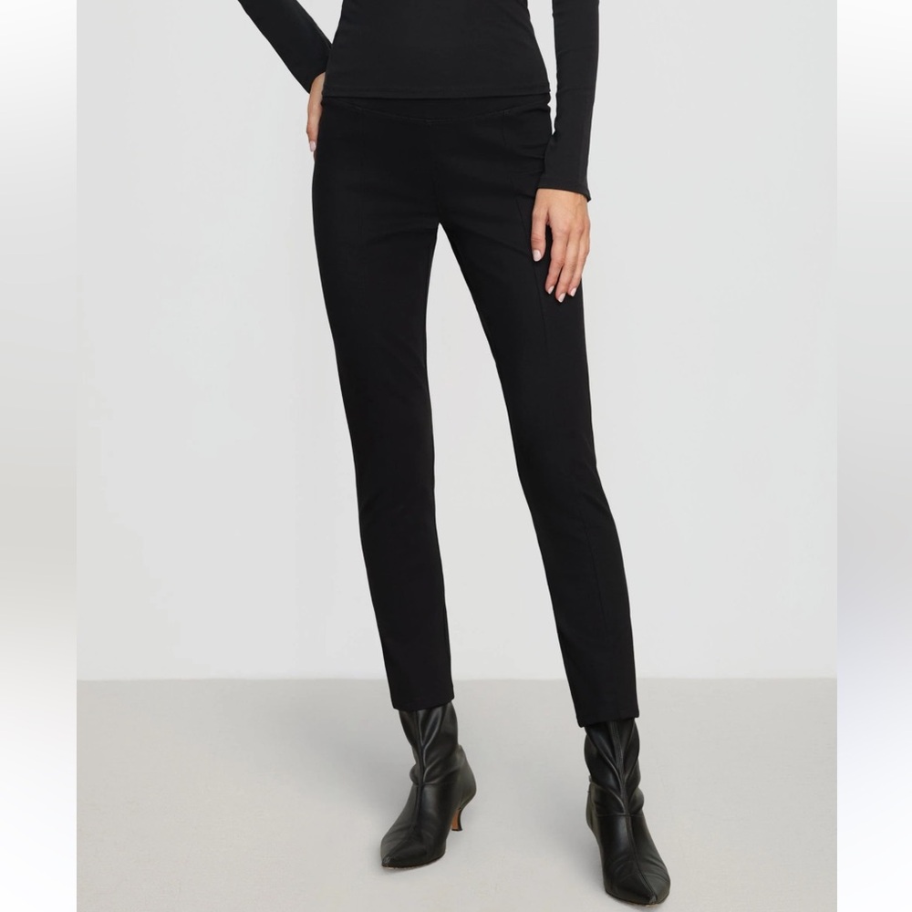 Modern Citizen Bea Slim Ponte Black Leggings M HighWaisted Knit Sleek Minimalist